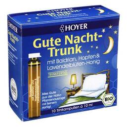 Abbildung: Hoyer Gute Nacht-Trunk Trinkampullen Trinkampullen, 10X10 ml PZN 02002747