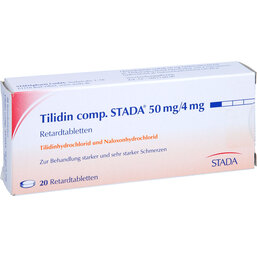 Abbildung: Tilidin comp. STADA 50 mg / 4 mg Retardtabletten 20 St, Retard-Tabletten PZN 02003310