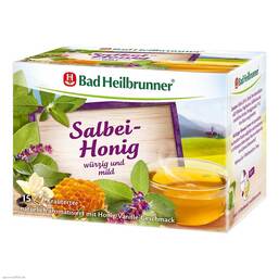 Abbildung: Bad Heilbrunner Tee Salbei Honig Filterbeutel Filterbeutel, 15X1.8 g PZN 02005036