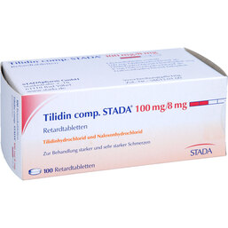 Abbildung: Tilidin comp. STADA 100 mg / 8 mg Retardtabletten 100 St, Retard-Tabletten PZN 02010787