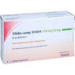 Abbildung: Tilidin comp. STADA 150 mg / 12 mg Retardtabletten 50 St, Retard-Tabletten PZN 02010801