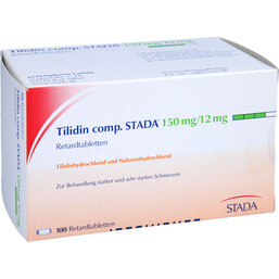Abbildung: Tilidin comp. STADA 150 mg / 12 mg Retardtabletten 100 St, Retard-Tabletten PZN 02010818