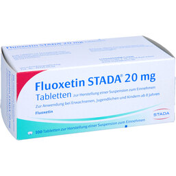 Abbildung: Fluoxetin STADA 20 mg Tabletten 100 St, Tabletten PZN 02011901