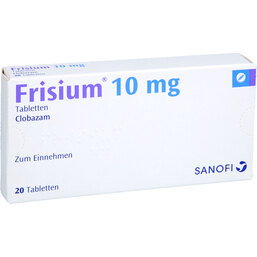 Abbildung: Frisium 10 Tabletten 20 St, Tabletten PZN 02012929