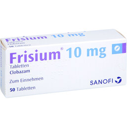 Abbildung: Frisium 10 Tabletten 50 St, Tabletten PZN 02012935