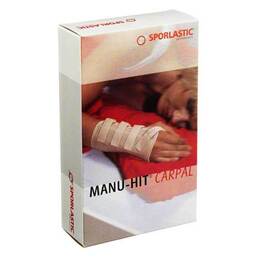 Abbildung: Manu-Hit Carpal Orthese rechts Größe M schwarz 07233 1 St, Bandage PZN 02014489