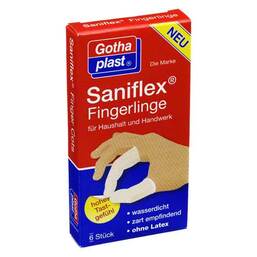 Abbildung: Saniflex Fingerlinge 6 St PZN 02023123