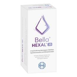 Abbildung: Bella Hexal 35 überzogene Tabletten 21 St, Überzogene Tabletten PZN 02029404