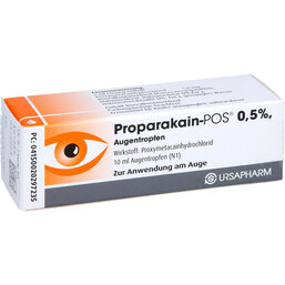 Abbildung: Proparakain POS 0,5% Augentropfen 10 ml, Augentropfen PZN 02029723