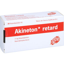 Abbildung: Akineton retard Tabletten 30 St, Retard-Tabletten PZN 02033067