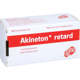 Abbildung: Akineton retard Tabletten 50 St, Retard-Tabletten PZN 02033073