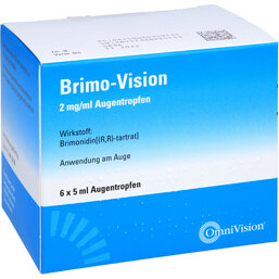 Abbildung: Brimo-Vision 2 mg / ml Augentropfen 6X5 ml, Augentropfen PZN 02035913