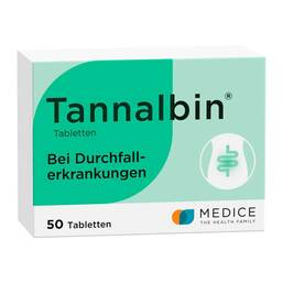 Abbildung: Tannalbin Tabletten Tabletten, 50 St PZN 02036769