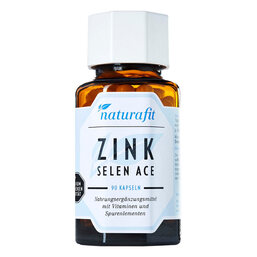 Abbildung: Naturafit Zink Selen ACE Kapseln 90 St, Kapseln PZN 02040067