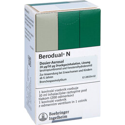 Abbildung: Berodual N Dosieraerosol 10 ml, Dosieraerosol PZN 02042876