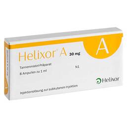 Abbildung: Helixor A® 30 mg Ampullen Ampullen, 8 St PZN 02043663