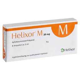 Abbildung: Helixor M® 30 mg Ampullen Ampullen, 8 St PZN 02043692
