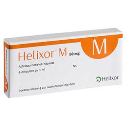 Abbildung: Helixor M® 50 mg Ampullen Ampullen, 8 St PZN 02043769