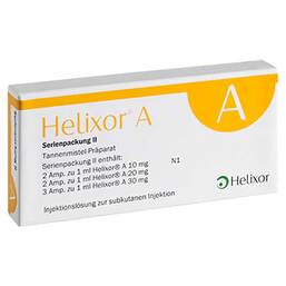Abbildung: Helixor A® Serienpackung II 7 St, Ampullen PZN 02043812