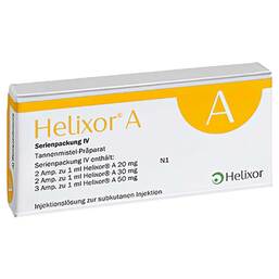 Abbildung: Helixor A® Serienpackung IV 7 St, Ampullen PZN 02043835