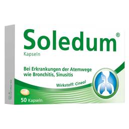 Abbildung: Soledum magensaftresistente Kapseln Kapseln magensaftresistent, 50 St PZN 02047862