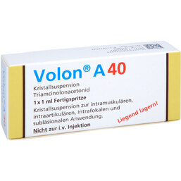 Abbildung: Volon A 40 Fertigspritzen 1 ml, Fertigspritzen PZN 02057292