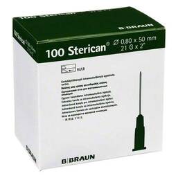 Abbildung: Sterican Kanülen 21Gx2 0,8x50 mm Kanüle, 100 St PZN 02057961