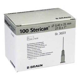 Abbildung: Sterican Dentalkanüle Luer 0,40 Kanüle, 100 St PZN 02058015
