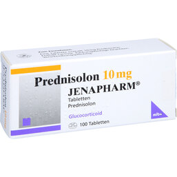 Abbildung: Prednisolon 10 mg Jenapharm Tabletten 100 St, Tabletten PZN 02065133