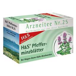 Abbildung: H&S Pfefferminztee Filterbeutel Filterbeutel, 20X1.5 g PZN 02070393