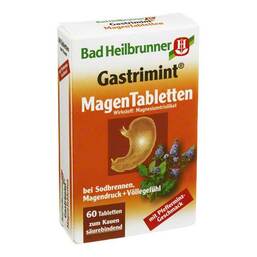 Abbildung: Bad Heilbrunner Gastrimint Magen Tabletten Kautabletten 60 St, Kautabletten PZN 02072015