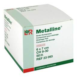 Abbildung: Metalline Drain Kompressen 6 50 St, Kompressen PZN 02072713
