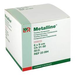 Abbildung: Metalline Tracheo Kompressen 50 St, Kompressen PZN 02072736