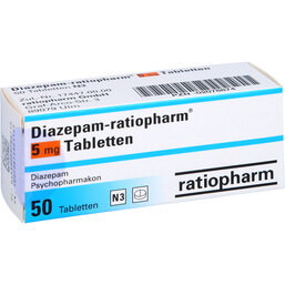 Abbildung: Diazepam ratiopharm 5 mg Tab 50 St, Tabletten PZN 02078874