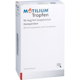 Abbildung: Motilium Tropfen 100 ml, Suspension PZN 02084254