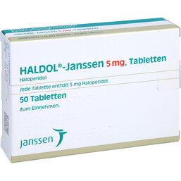 Abbildung: Haldol Janssen 5 mg Tabletten 50 St, Tabletten PZN 02084403