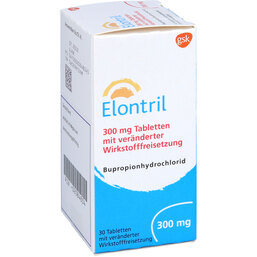 Abbildung: Elontril 300 mg Tabletten 30 St, Tablette mit veränderter Wirkstofffreisetzung PZN 02084834
