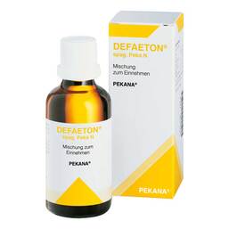 Abbildung: DEFAETON® spag. Peka N Tropfen 50 ml, Tropfen PZN 02089240