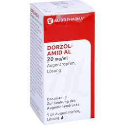 Abbildung: Dorzolamid AL 20 mg / ml Augentropfen 5 ml, Augentropfen PZN 02089300