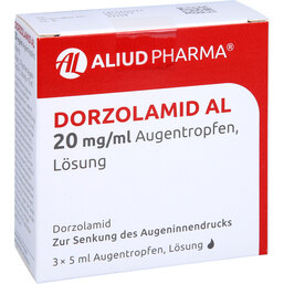 Abbildung: Dorzolamid AL 20 mg / ml Augentropfen 3X5 ml, Augentropfen PZN 02089808
