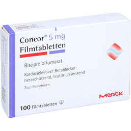 Abbildung: Concor 5 Filmtabletten 100 St, Filmtabletten PZN 02091573