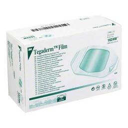Abbildung: Tegaderm 3M Film 6x7cm 1624W 100 St, Pflaster PZN 02097989