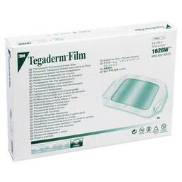 Abbildung: Tegaderm 3M Film 10x12cm 1626W 50 St, Pflaster PZN 02098411