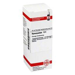 Abbildung: DHU Hyoscyamus D 4 Dilution Dilution, 20 ml PZN 02102383