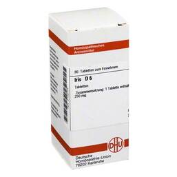 Abbildung: Iris D 6 Tabletten Tabletten, 80 St PZN 02102704