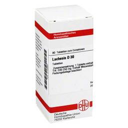 Abbildung: DHU Lachesis D 30 Tabletten Tabletten, 80 St PZN 02102897