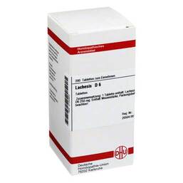 Abbildung: Lachesis D 6 Tabletten Tabletten, 200 St PZN 02102905