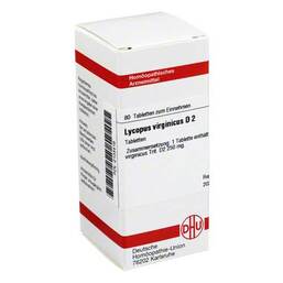 Abbildung: Lycopus virg. D 2 Tabletten Tabletten, 80 St PZN 02103419