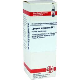 Abbildung: DHU Lycopus virg. D 1 Dilution Dilution, 20 ml PZN 02103460