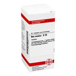 Abbildung: DHU Nux vomica D 30 Tabletten Tabletten, 80 St PZN 02103632